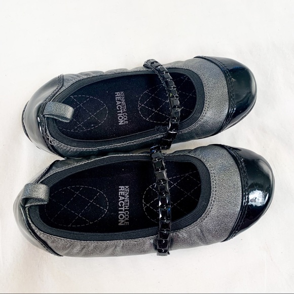 Kenneth Cole Reaction black/gray ballet flats - Picture 5 of 6